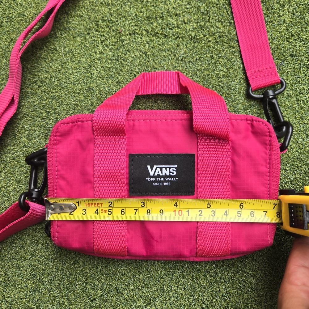 Vans "Off The Wall" Block Wallet Crossbody Carry All Bag Pink - Picture 12 of 13